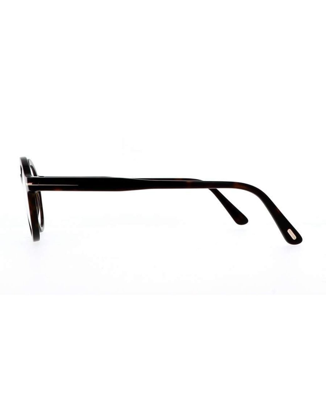 Tom Ford White Eyewear Round Frame Glasses for men