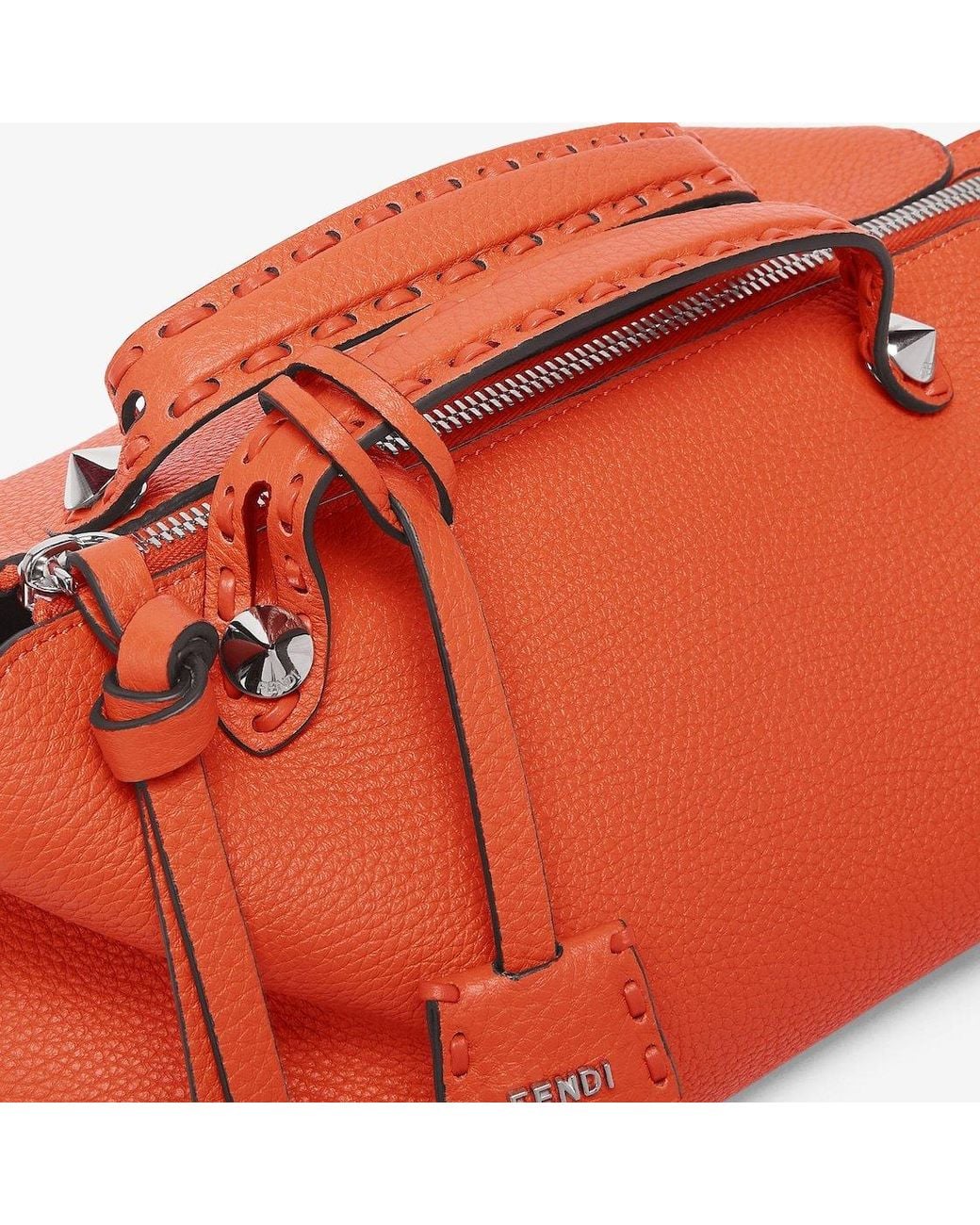 Fendi Orange By The Way Selleria Medium Crossbody Bag