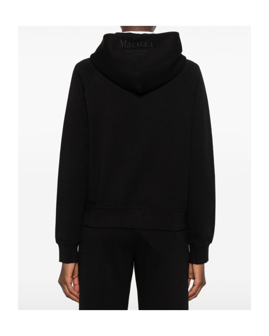 Max Mara Black Long-Sleeved Sweatshirt