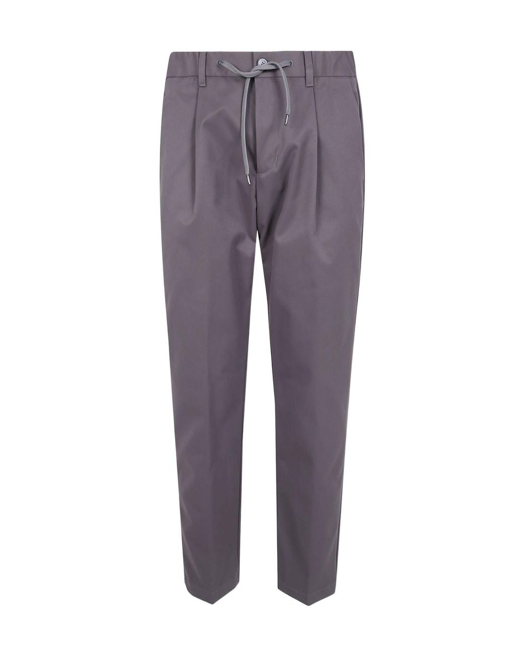 Herno Purple Drawstring Tailored Pants for men