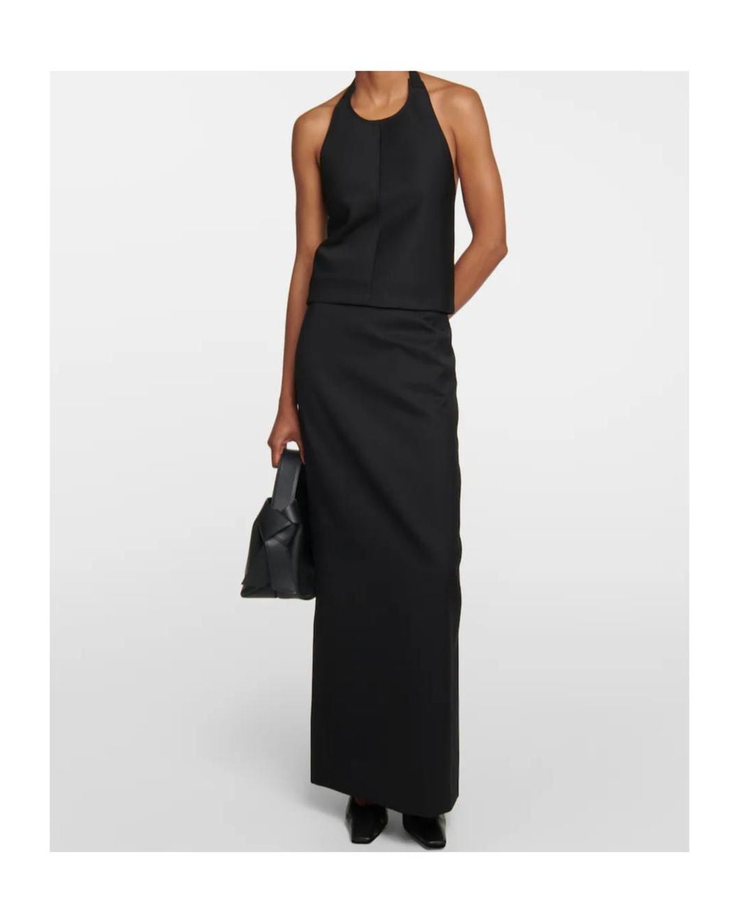 Wardrobe NYC Black Halter Neck Top