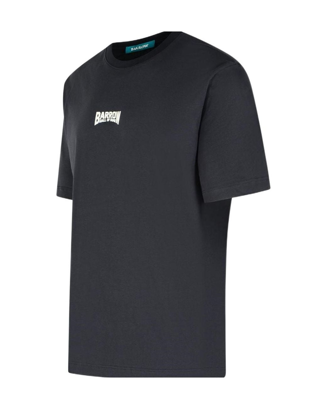 Barrow Black Bear Printed Crewneck T-Shirt for men