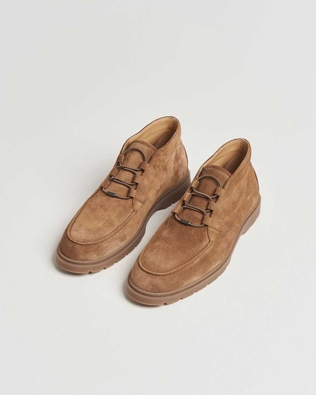 Tod's Brown Desert Lace-Up Boots for men