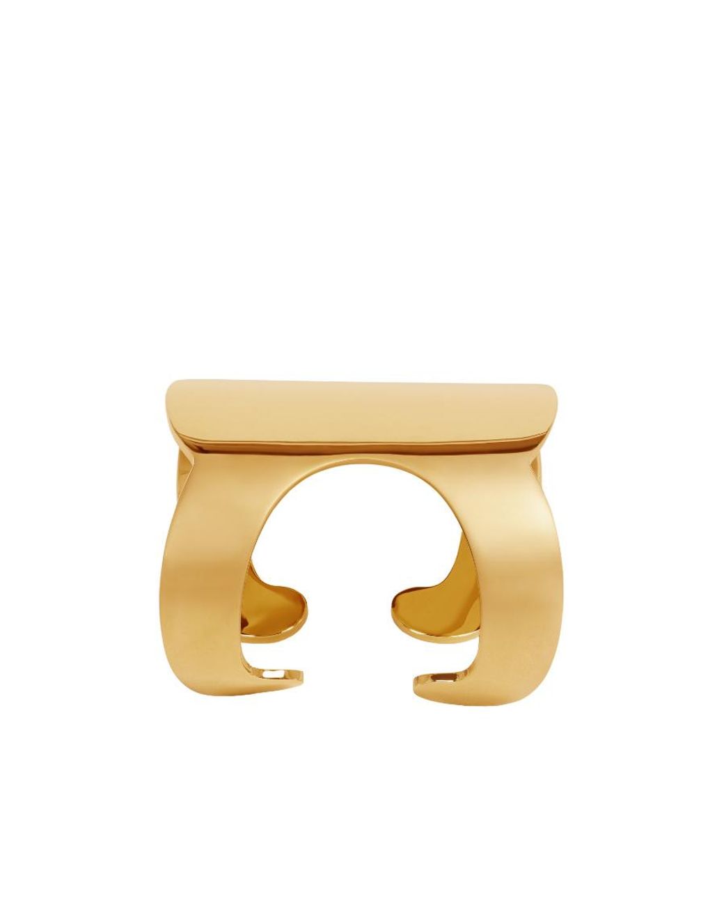 Céline Metallic Triomphe Shadow Cuff