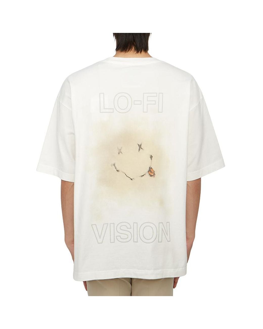 Maison Mihara Yasuhiro White Lo Fi Vision Crewneck T-Shirt for men