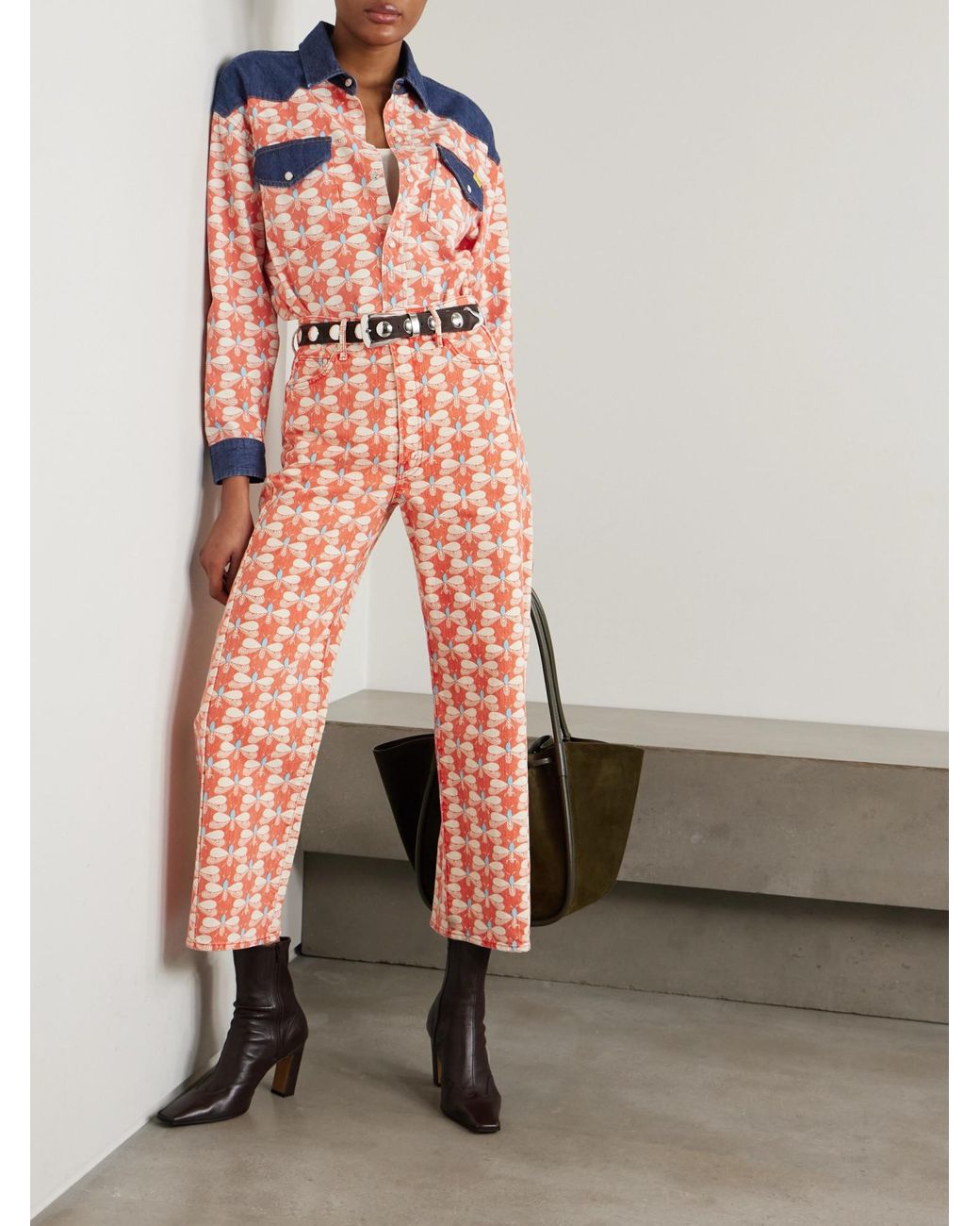 Mother Pink Simple Jeans