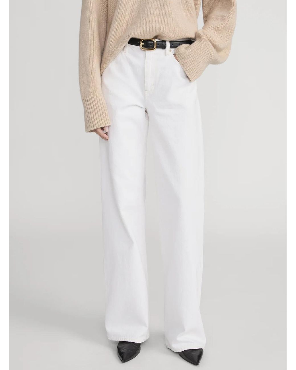 FRAME White Five-Pocket Jeans