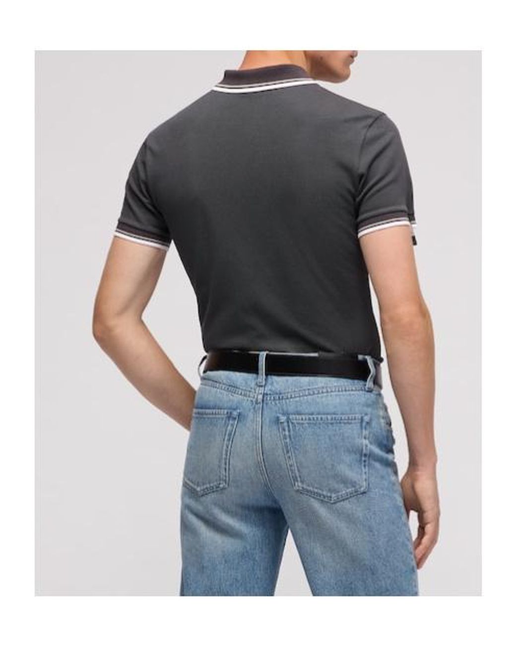 Gucci Black Cotton Piquet Polo Shirt With Embroidery for men