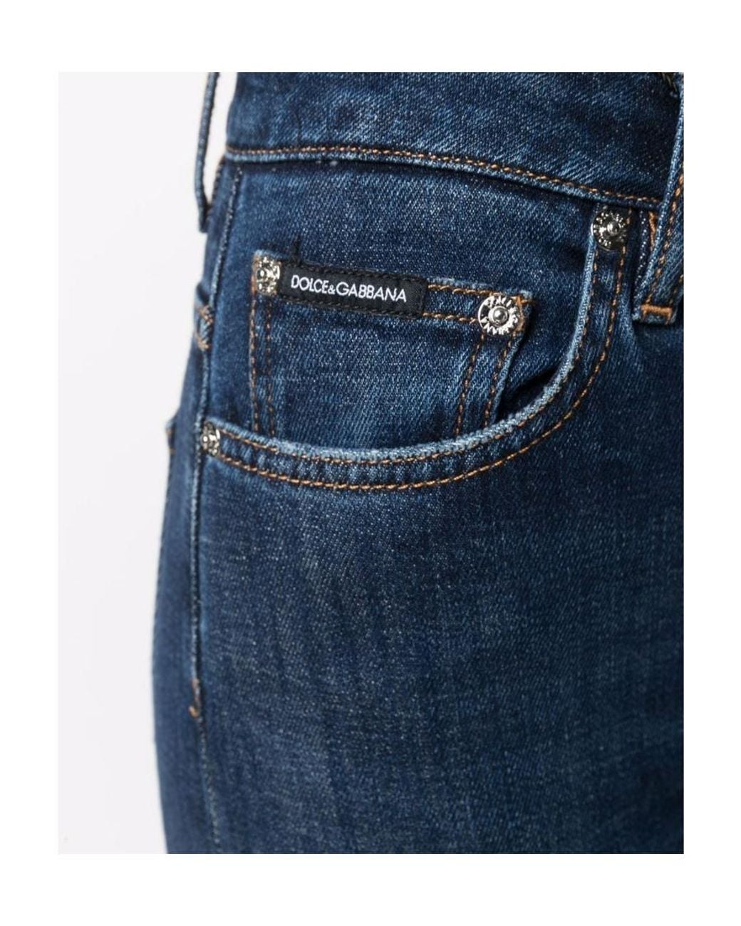 Dolce & Gabbana Blue Audrey Skinny Jeans