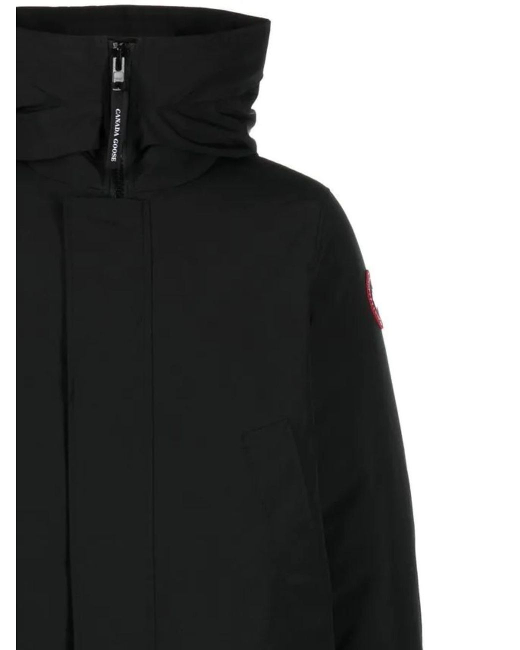 Canada Goose Black Langford Hooded Parka for men