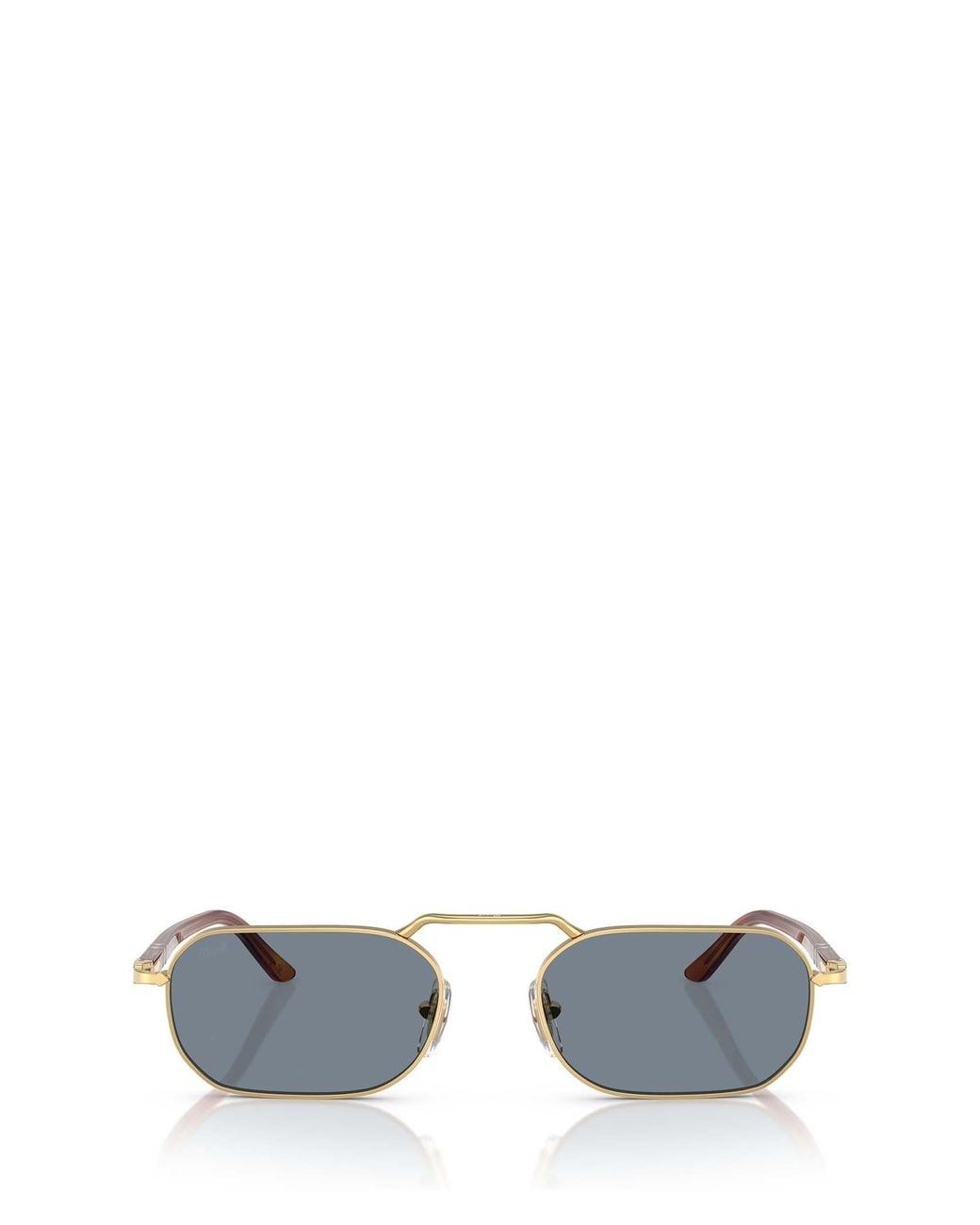 Persol White Rectangular Frame Sunglasses for men