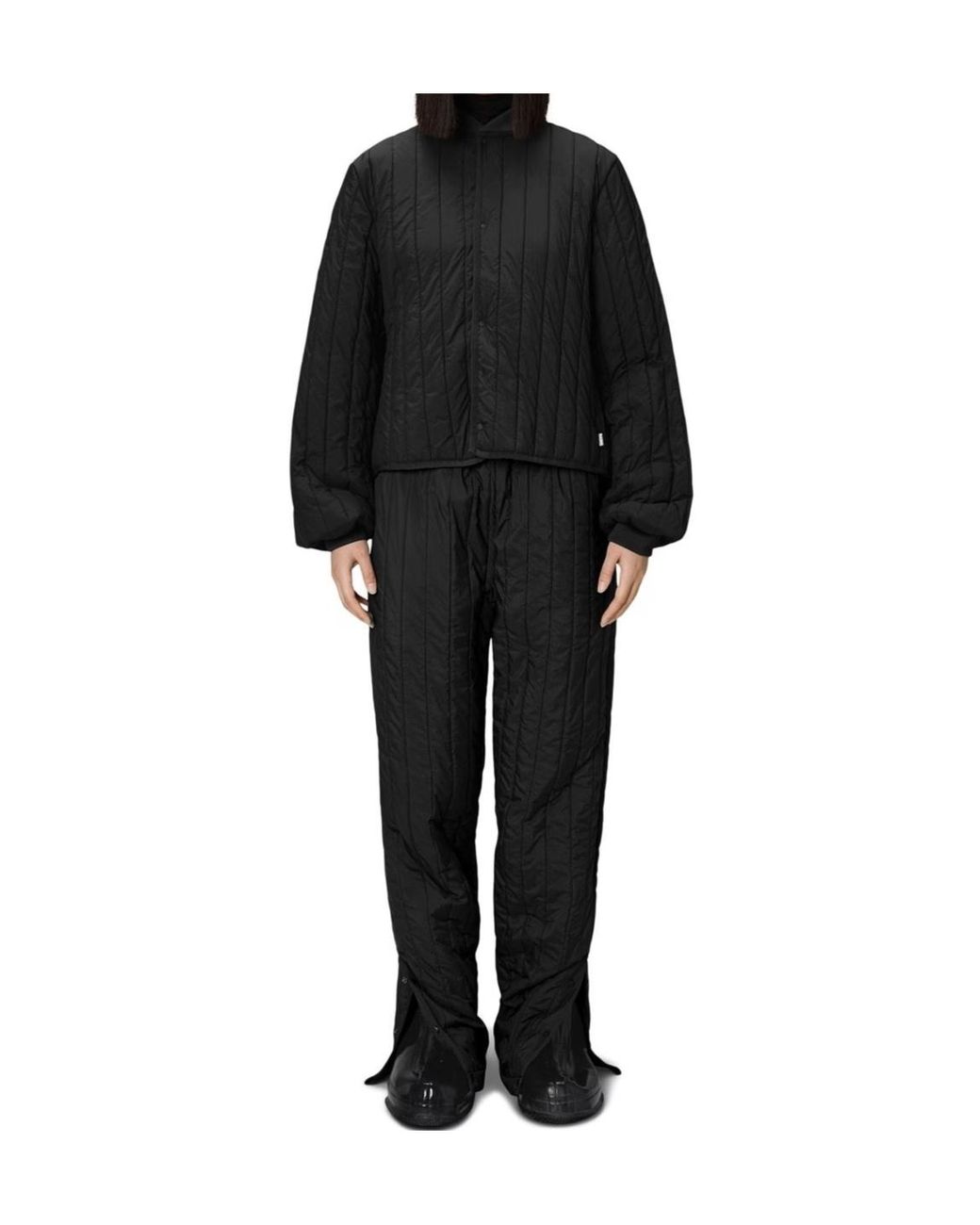 Rains Black Banja Liner Bomber Jacket