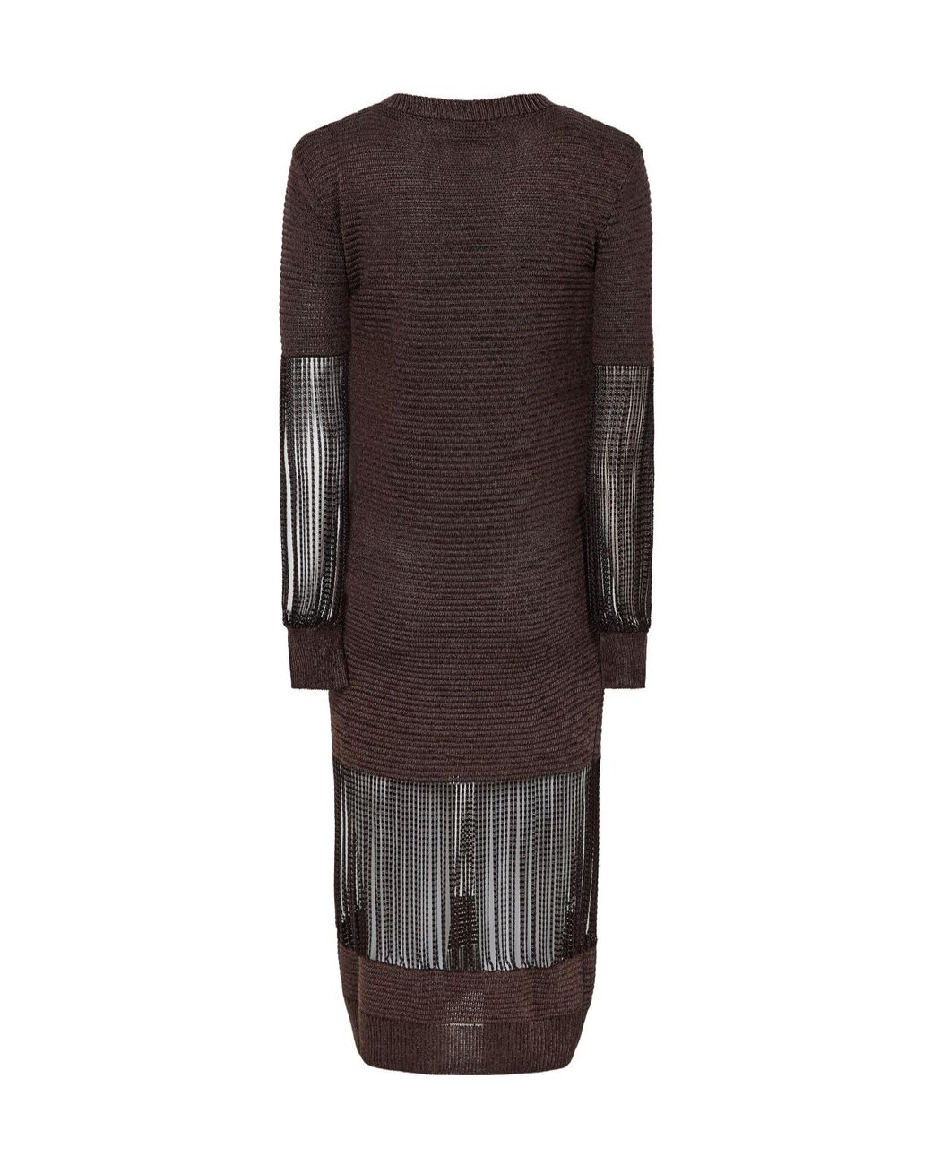 Bottega Veneta Brown Knitted Dress