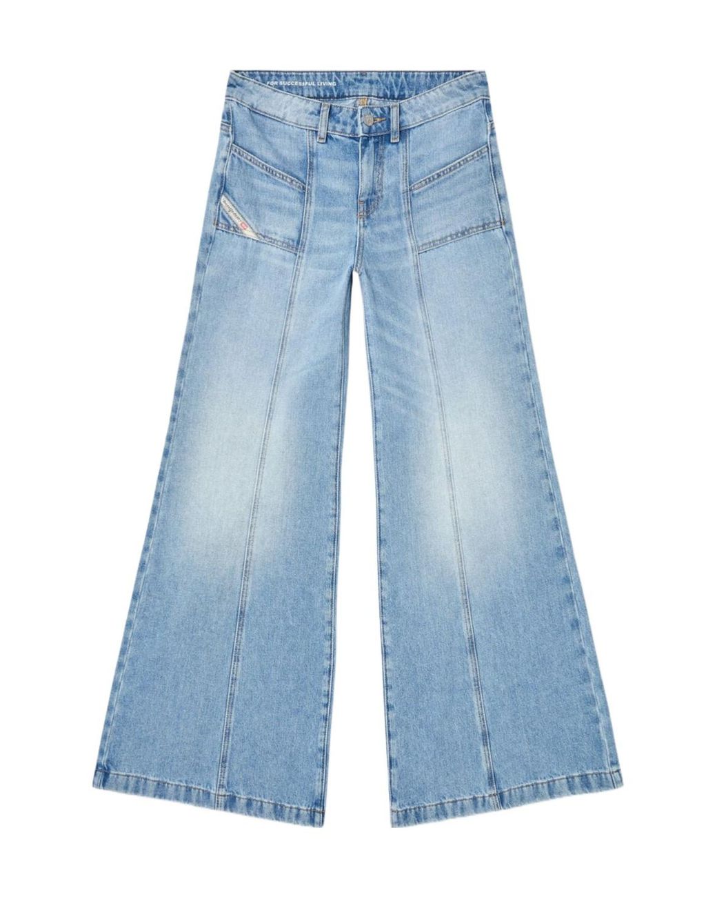 DIESEL Blue D-Akii Flared Jeans