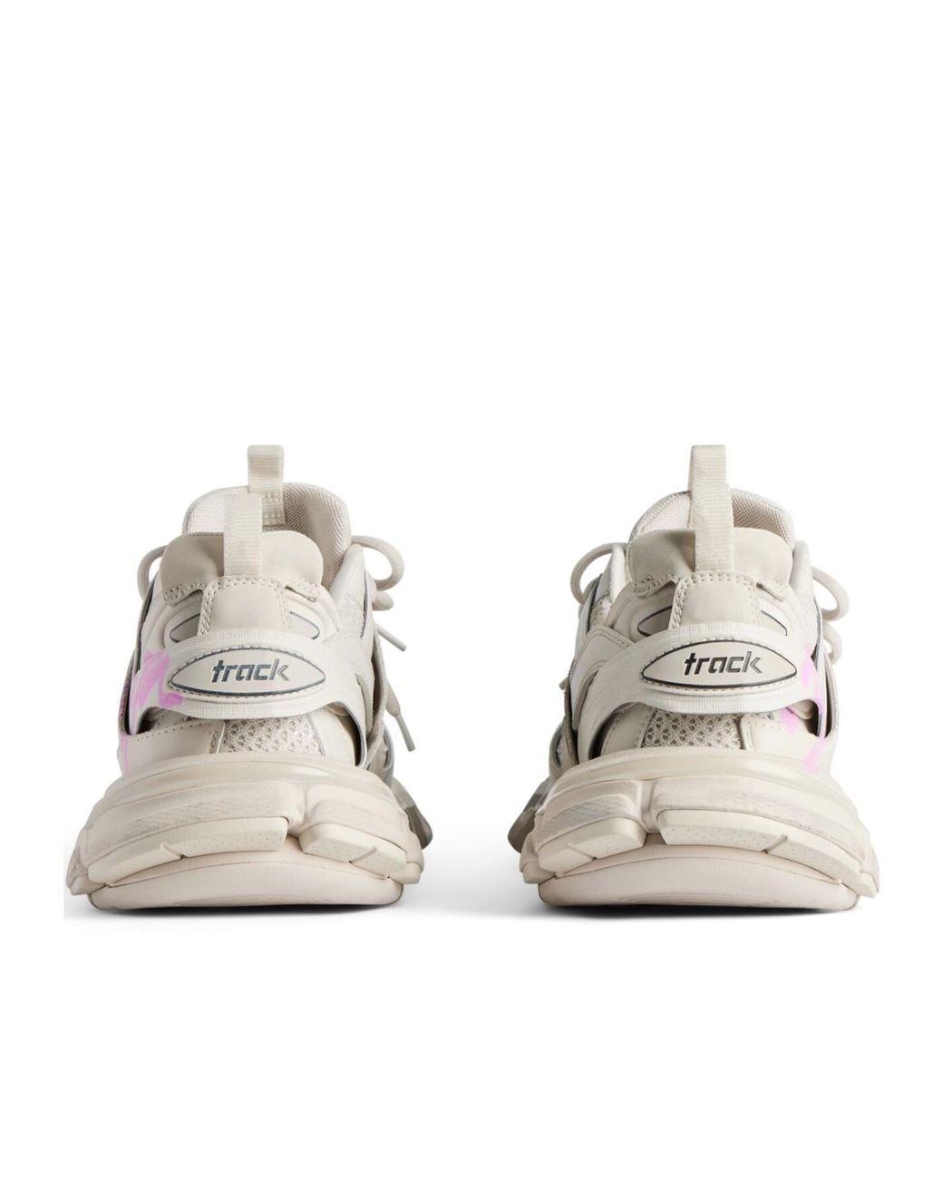 Balenciaga Pink Track Signature Sneaker