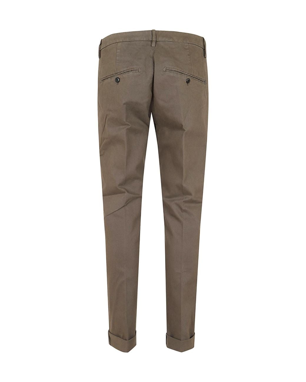 Dondup Gray Gaubert Regular Fit Pants for men