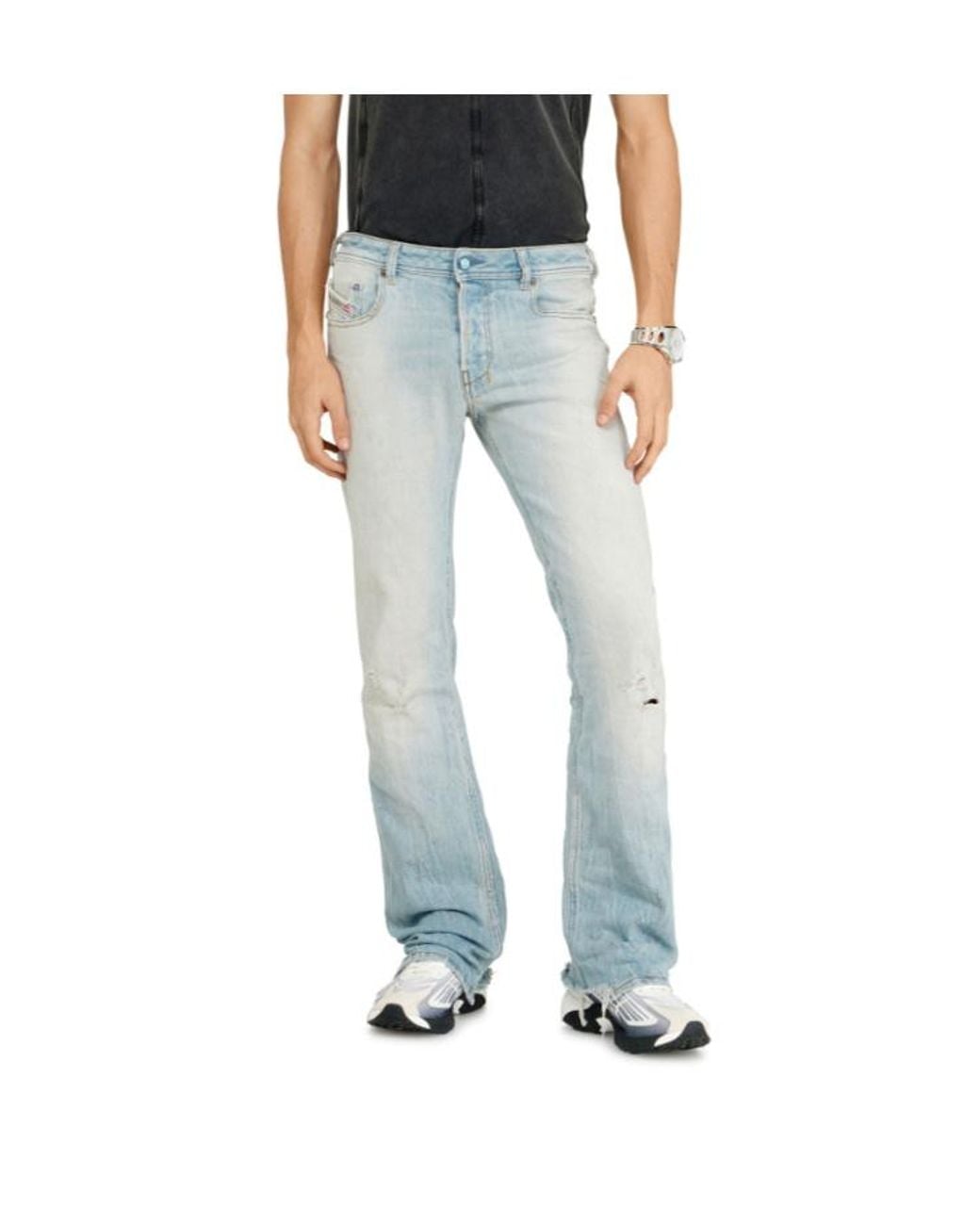 DIESEL Blue Regular Flared Jeans for men