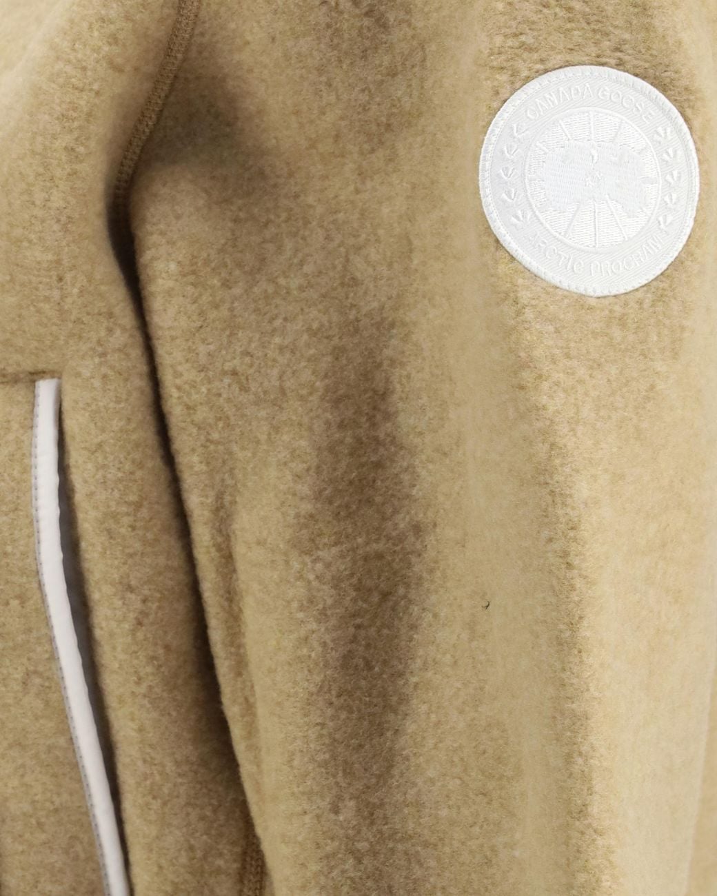 Canada Goose Natural Zip-Up Hooded Hoodie