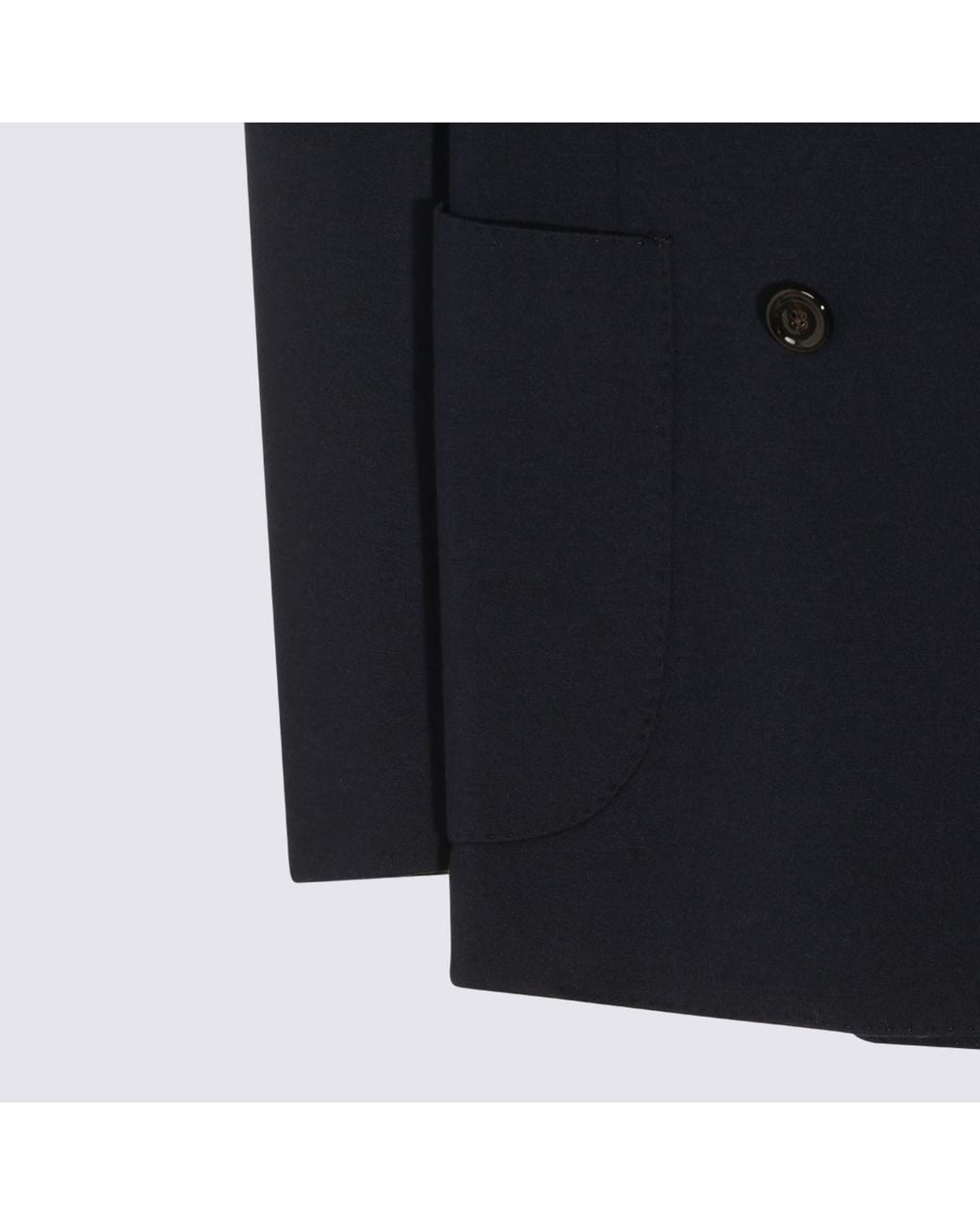 Lardini Blue Double-Breasted Blazer for men