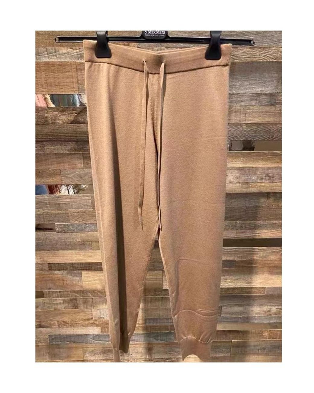 Max Mara Brown Stretch Wool Pants
