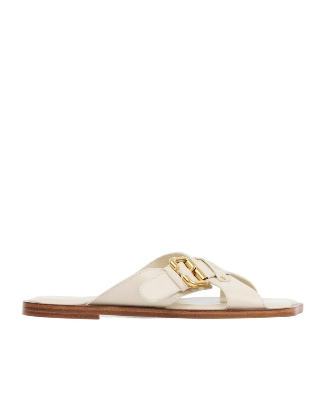 Chloé White Sandalias Nil