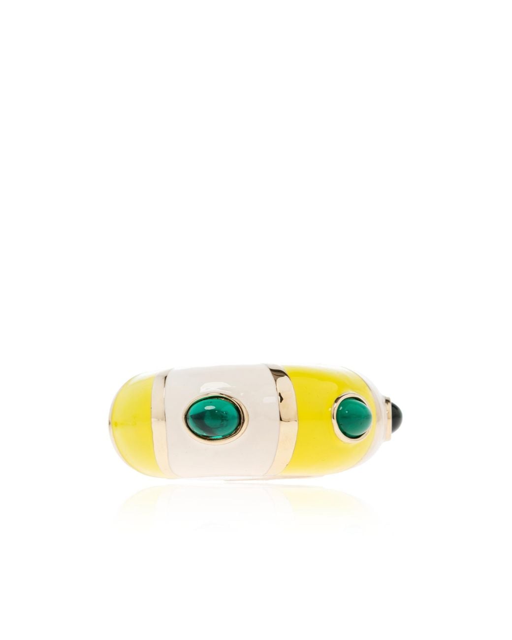 Jacquemus Yellow Embellished Bracelet
