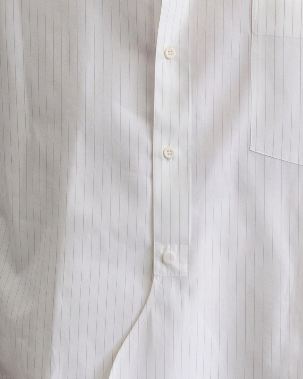 Phoebe Philo White Long-Sleeved Shirt