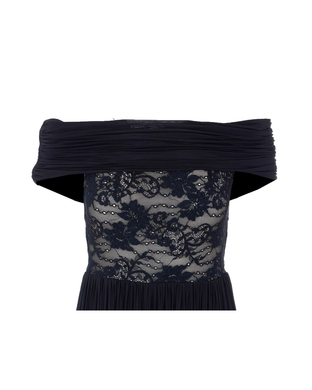 Zimmermann Blue Off-Shoulder Laced Midi Dress
