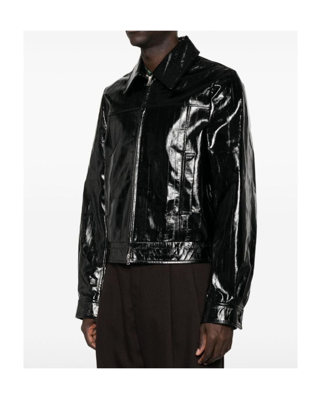 Dries Van Noten Black Zipped Jacket for men