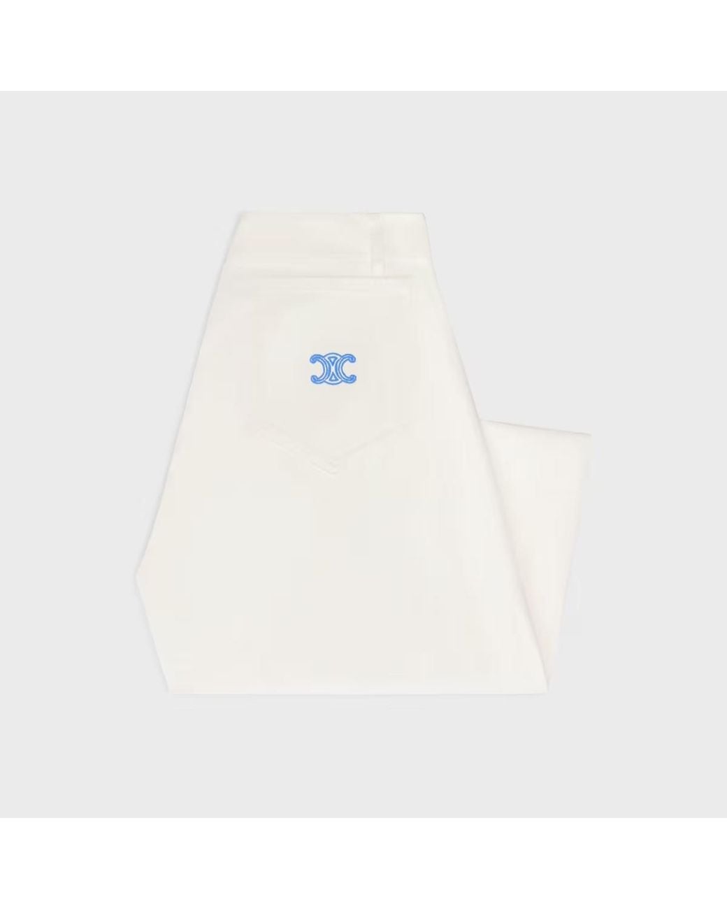 Céline White Flare Jeans 004 for men