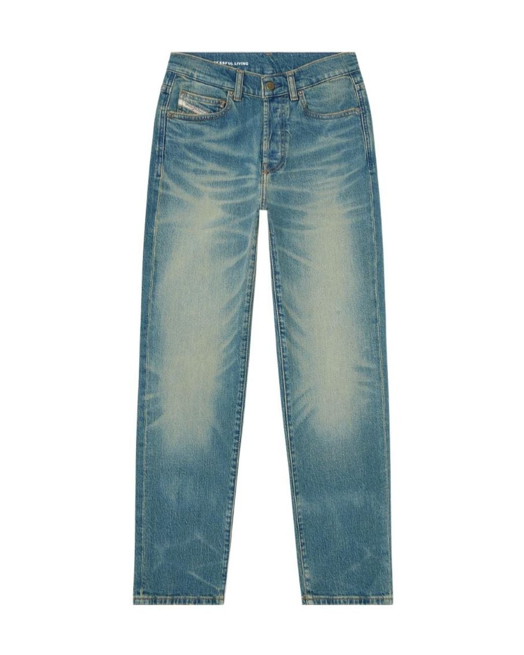 DIESEL Blue 1981 D-Went Straight-Leg Jeans