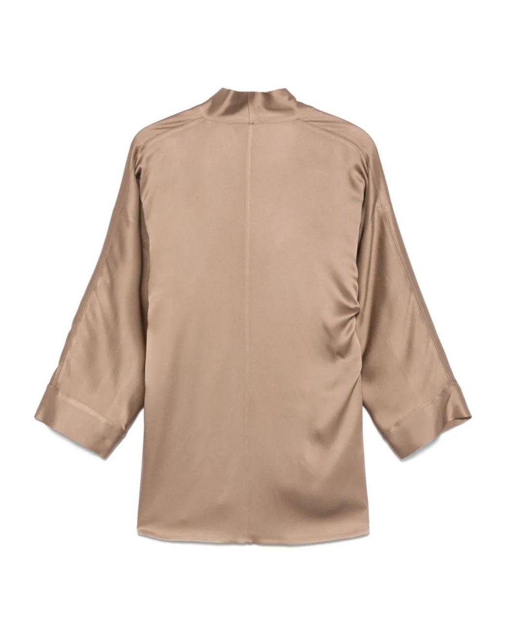 Antonelli Natural Belted Long-Sleeve Shirt