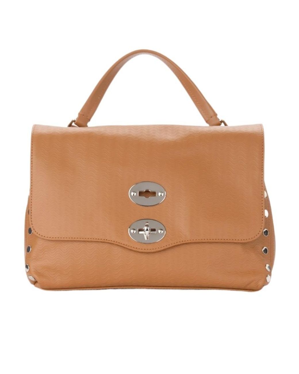 Zanellato Brown Logo Shoulder Bag
