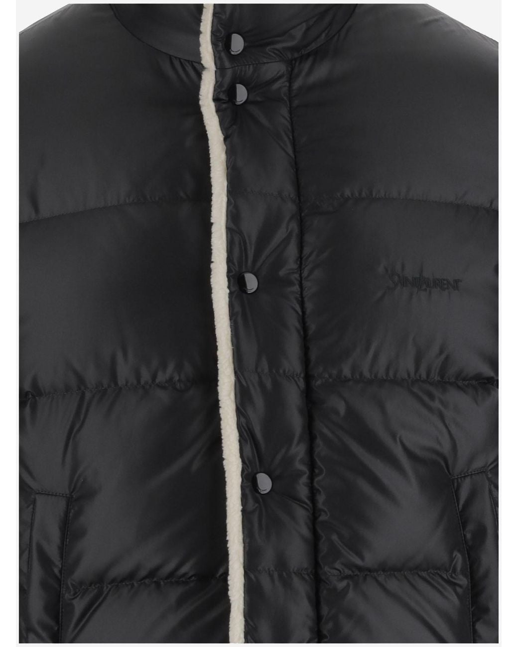 Saint Laurent Black Down Puffer Jacket for men