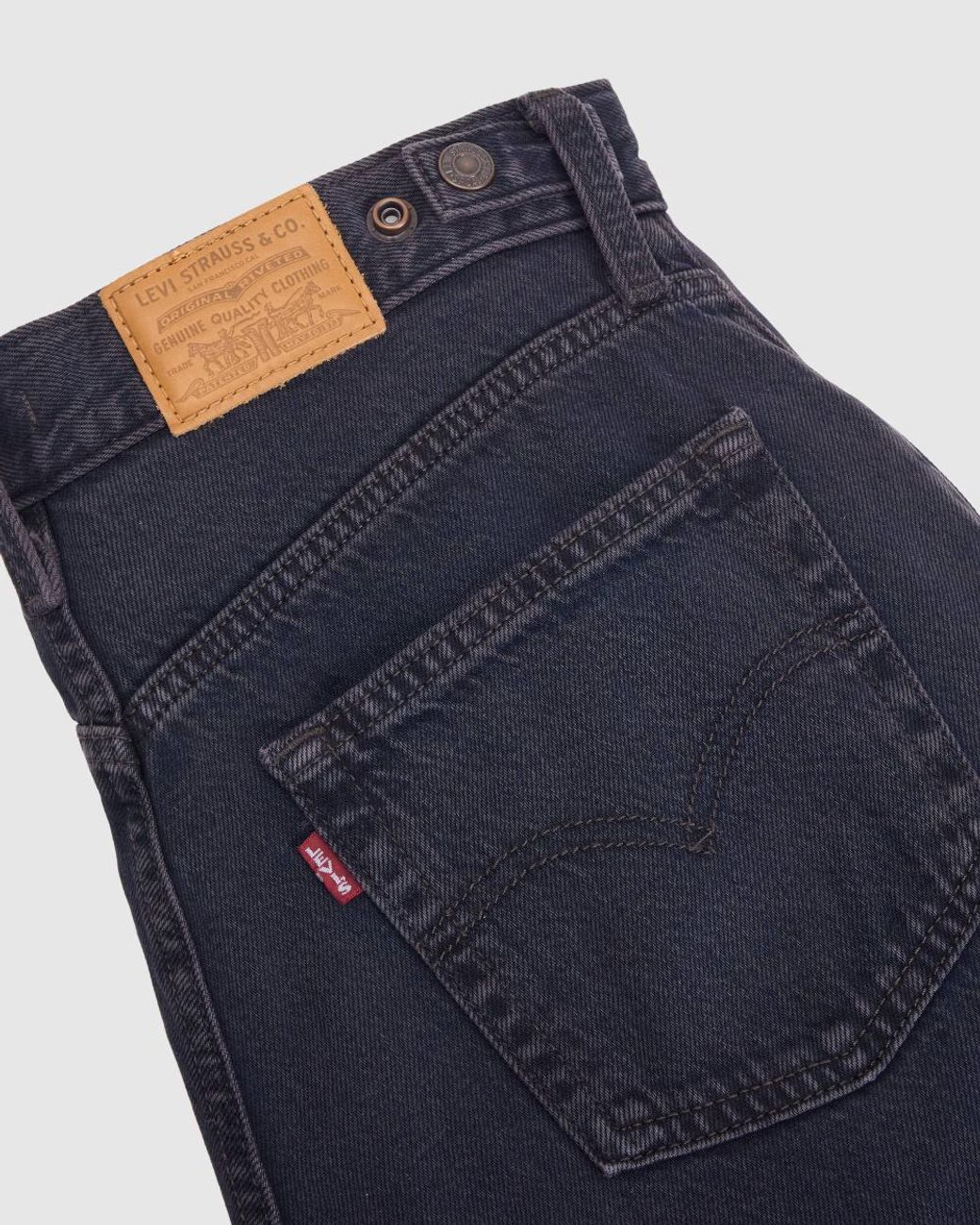 Levi's Blue Cinch Wide-Leg Jeans