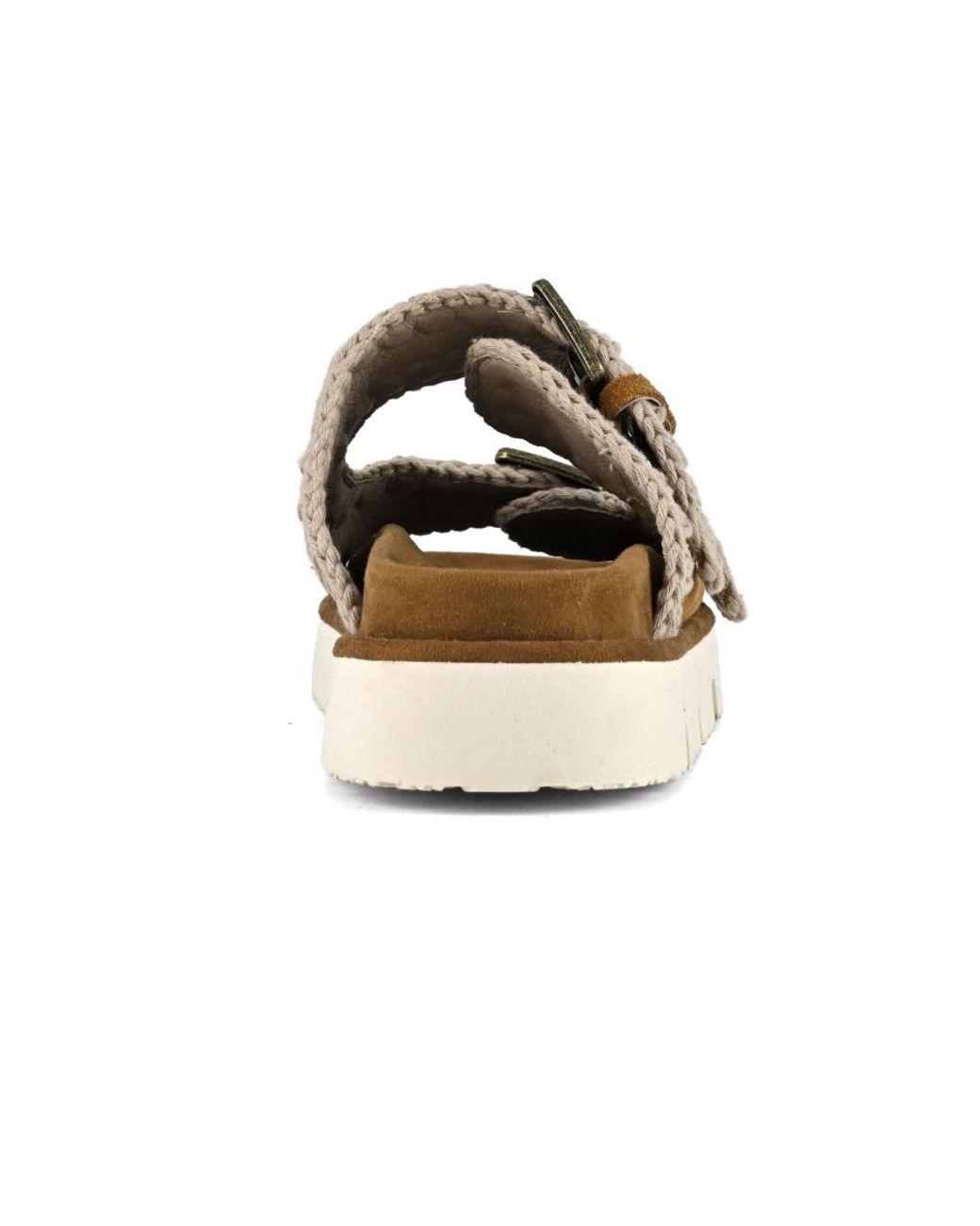 Mou Brown Suede Sandals