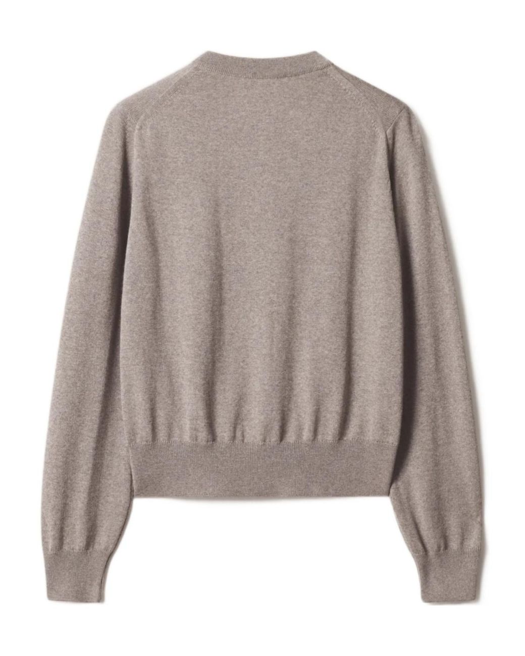 Maison Kitsuné Brown Double Fox Head Regular Cardigan