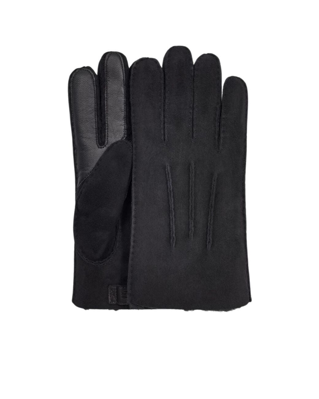 Ugg Black Contrast Tech Gloves for men