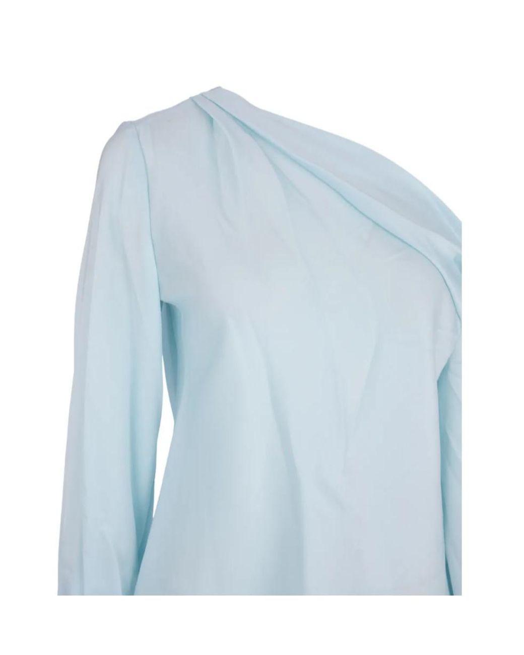 Jonathan Simkhai Blue Alice One Shoulder Top