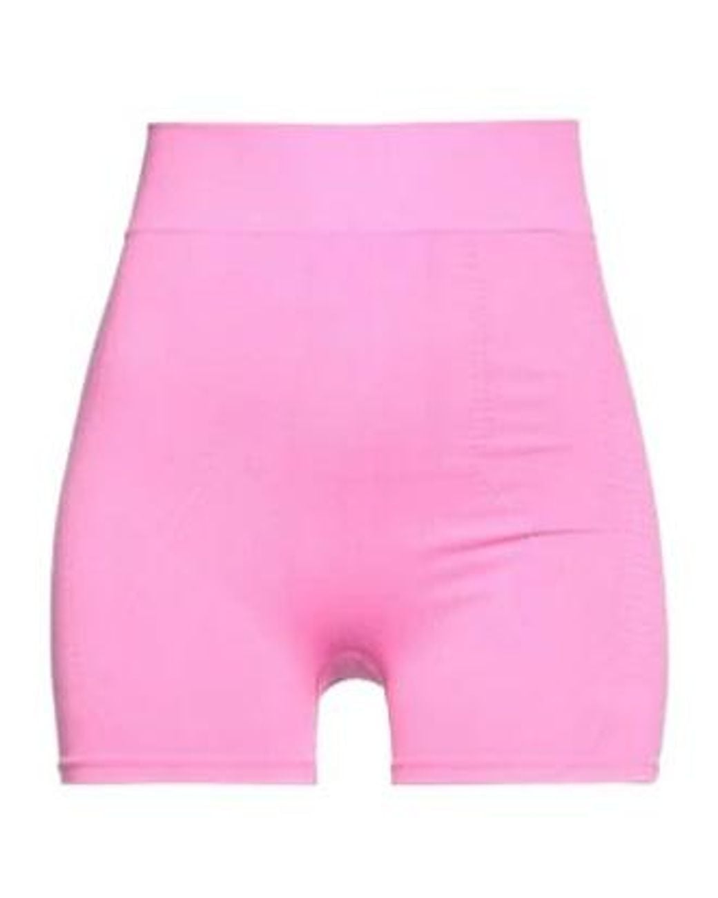 Rick Owens Pink Plain Colour Shorts