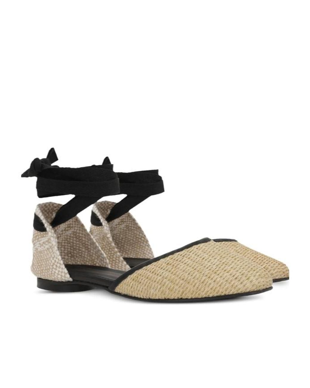 Castaner Black Gasby/104 Flat Espadrilles