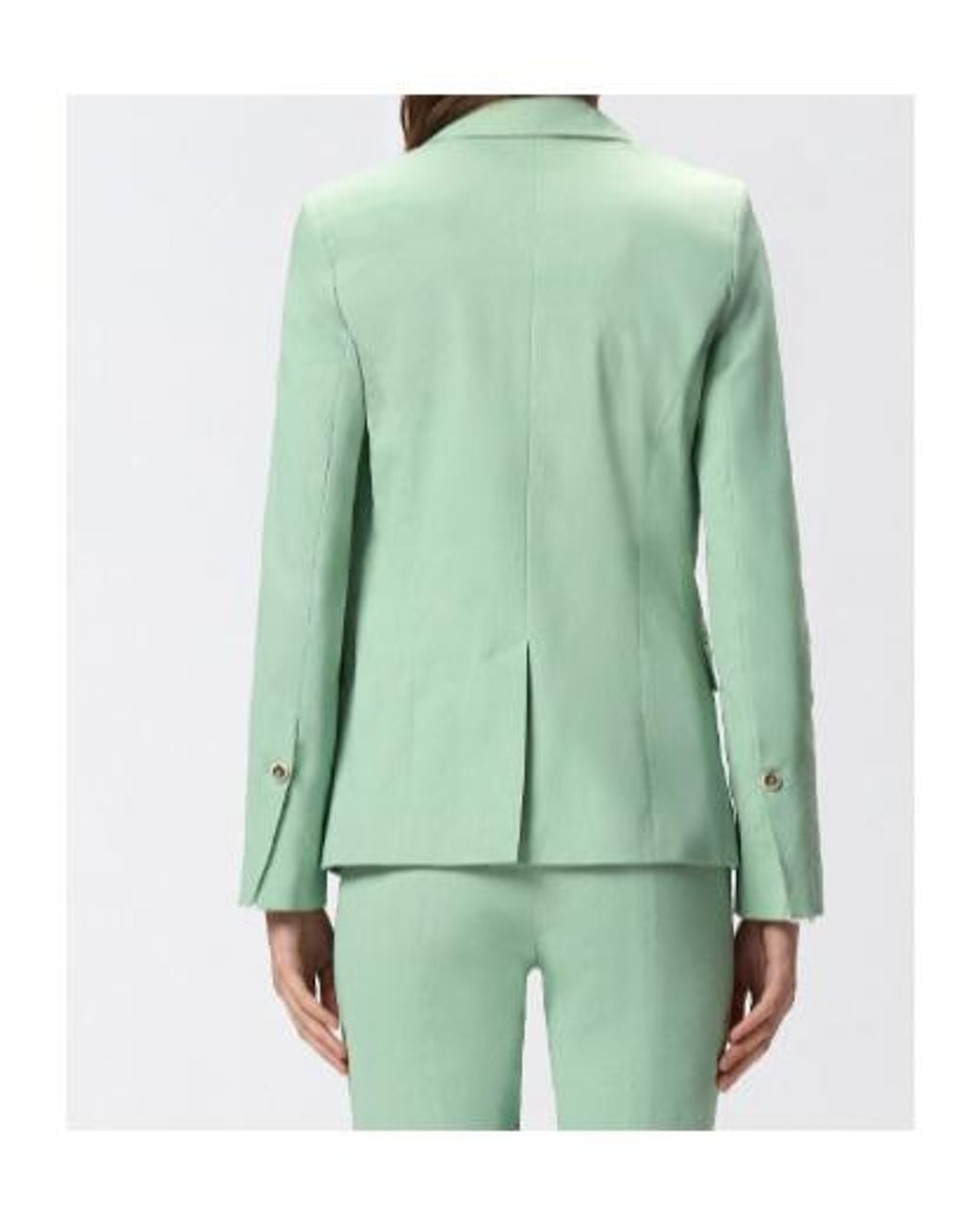 Pinko Green Button Blazer