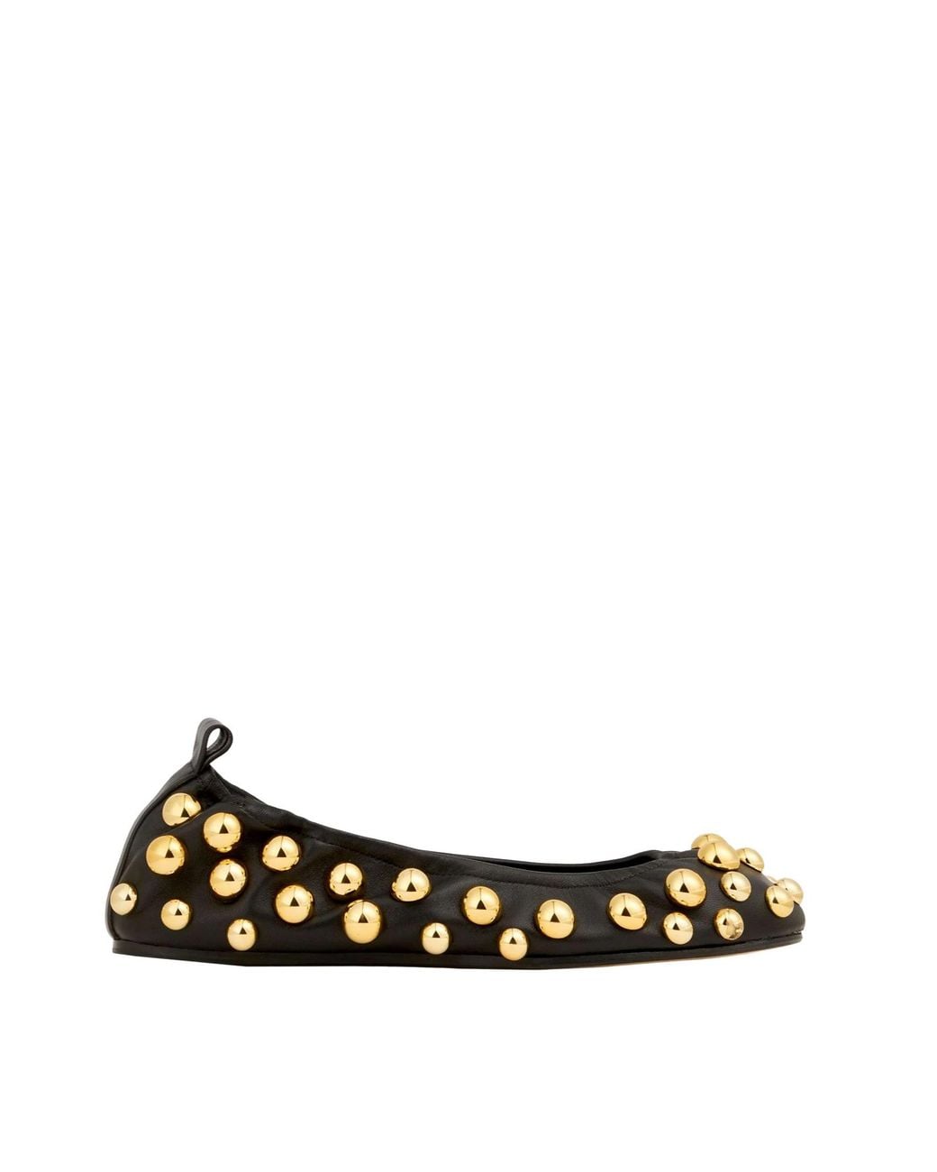 Isabel Marant Metallic Minimalist Leather Ballet Flats