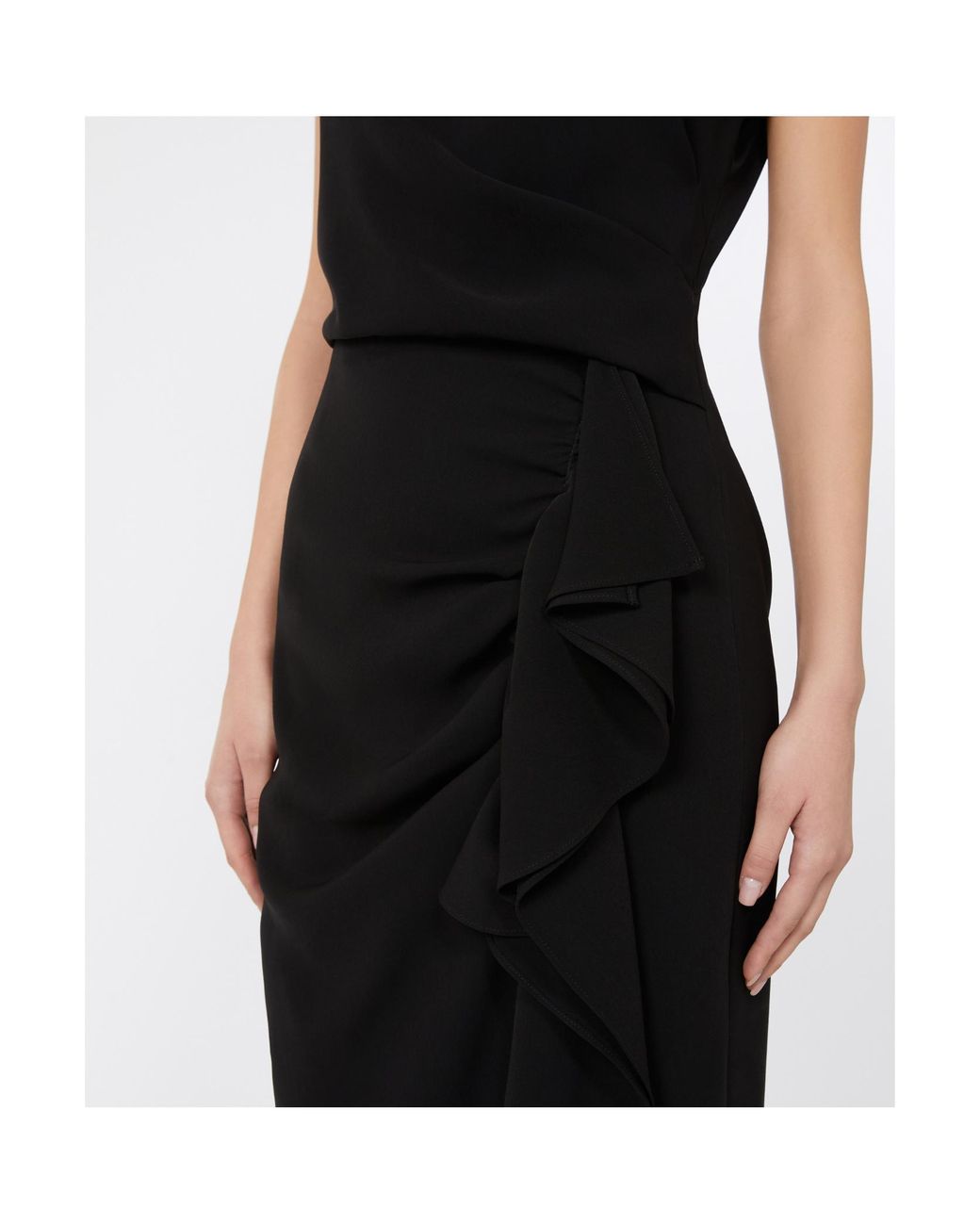 Max Mara Black Bodycon Cady Dress