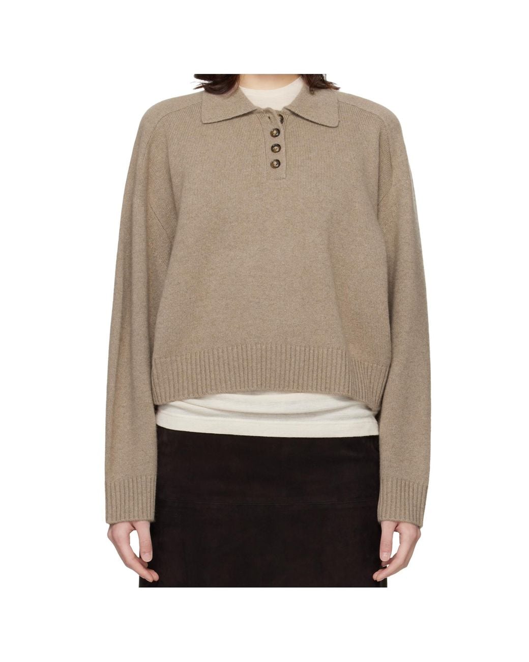 Loulou de Saison Natural Long-Sleeved Sweater