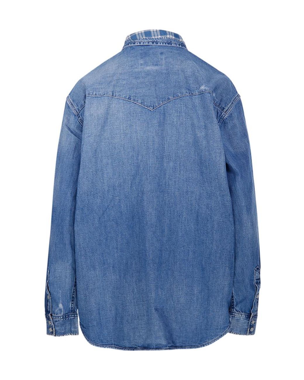 Polo Ralph Lauren Blue Buttoned Denim Shirt