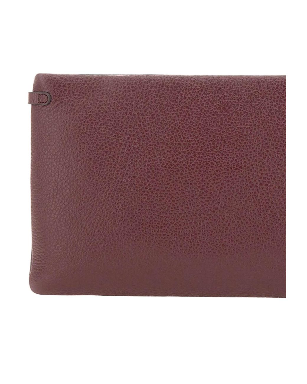 Gianni Chiarini Purple Hermy Zip Clutch Bag