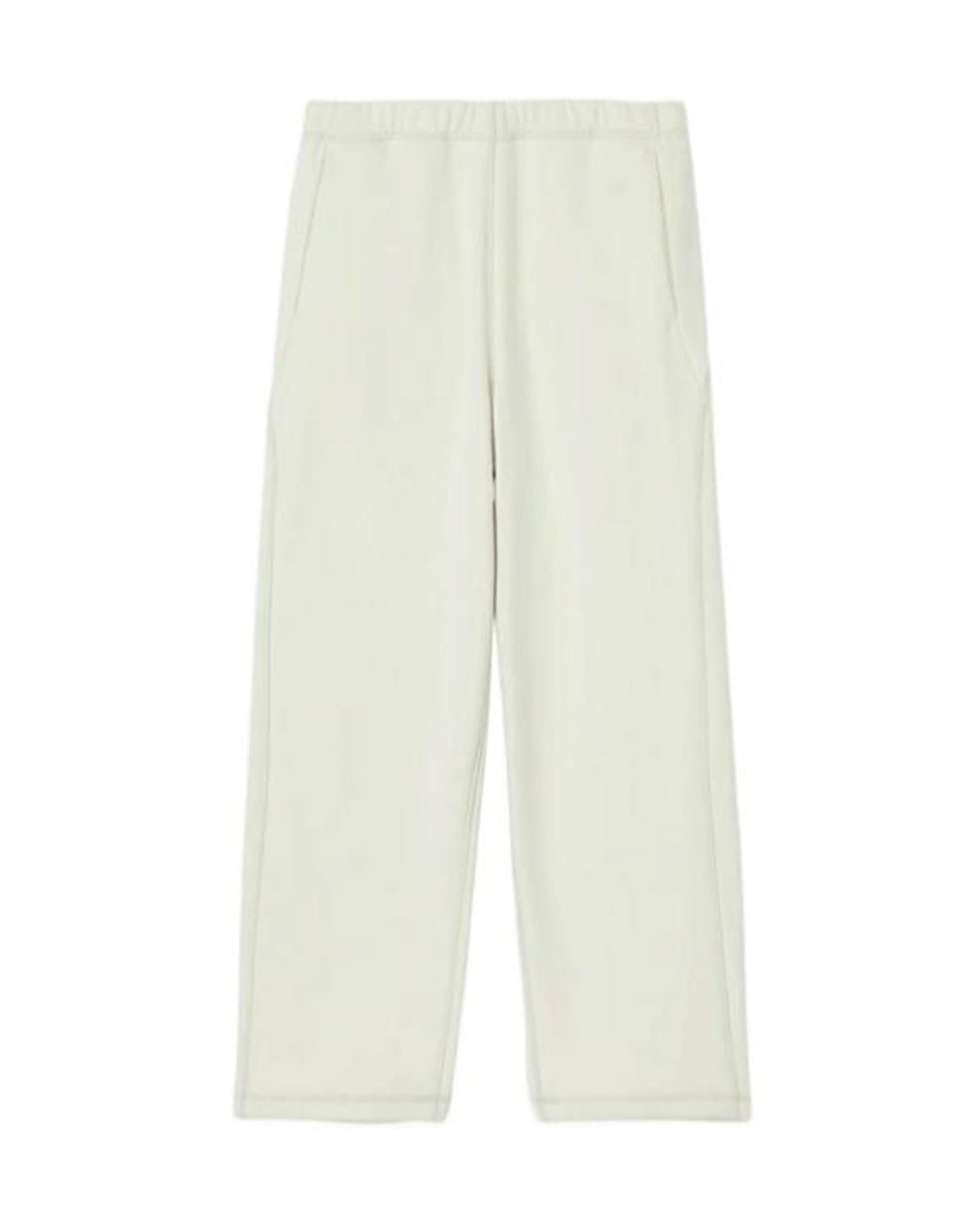 Goldwin White Gramia Wf Straight Pants for men