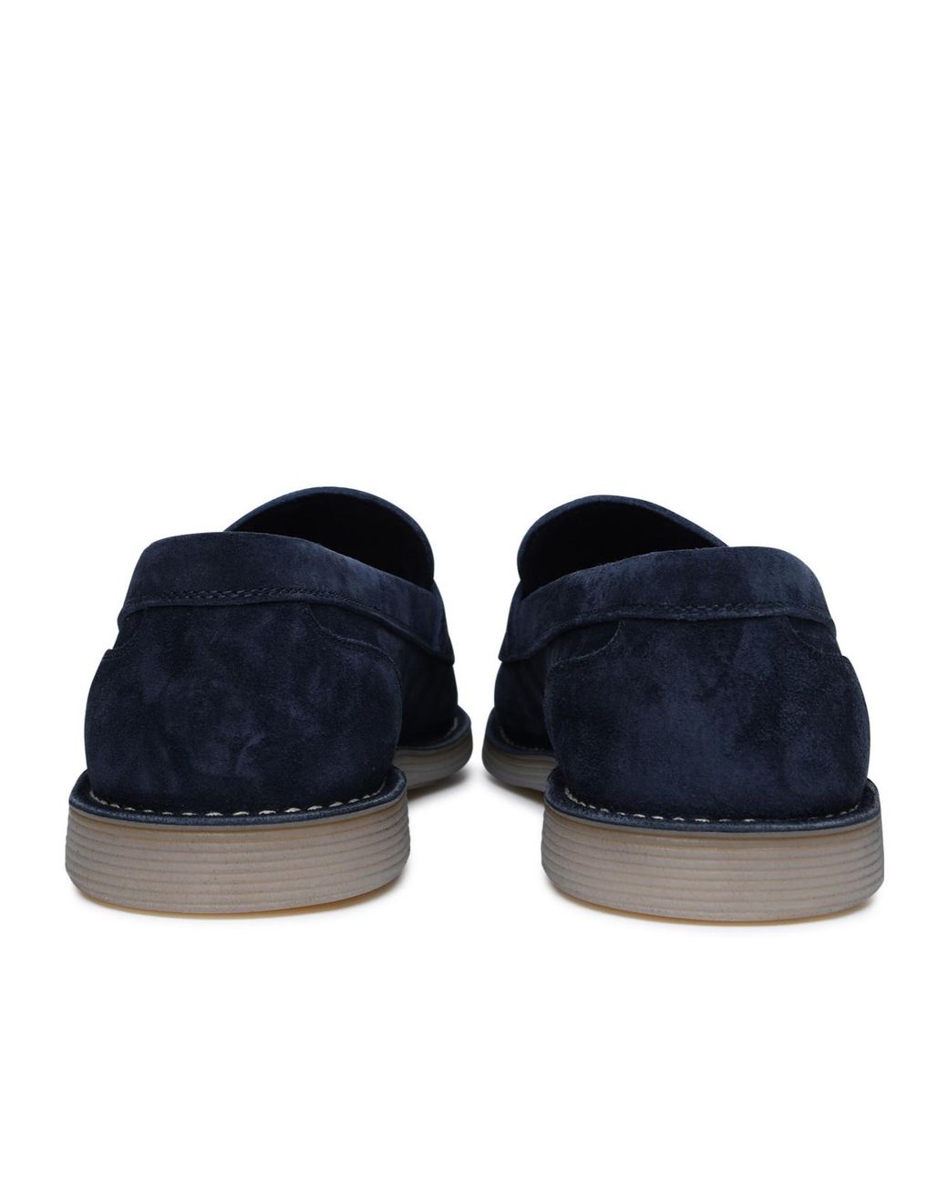 Dolce & Gabbana Blue Dg Logo Plaque Loafers for men