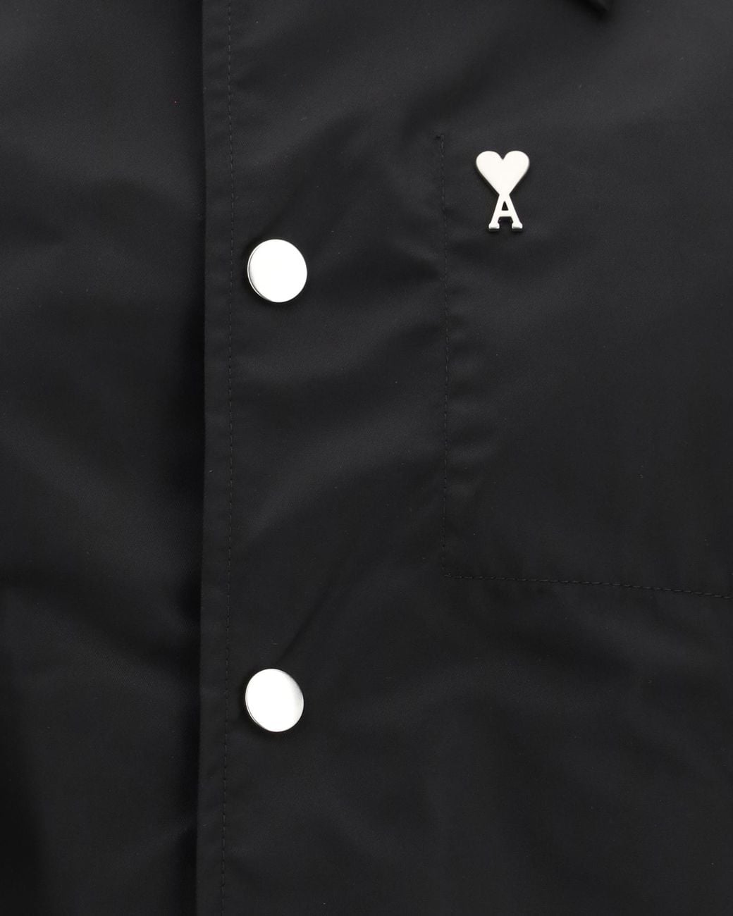 AMI Black Ami Ami De Coeur Stud Buttoned Jacket for men